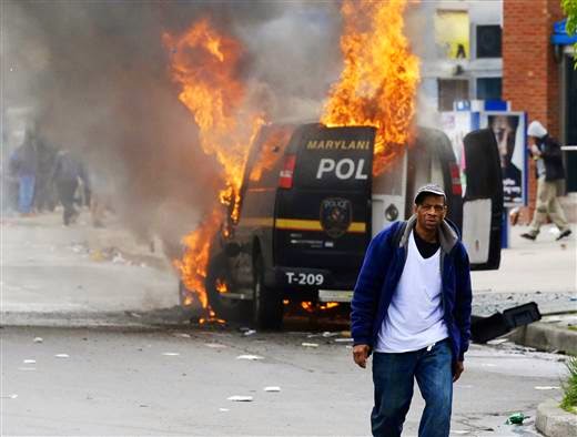 State of Emergency Declared as Baltimore Protests Turn Violent Following Freddie Gray Funeral