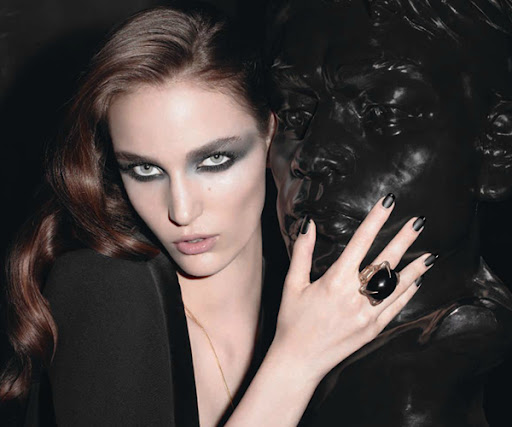 Опушен грим YSL -коледна колекция 2011