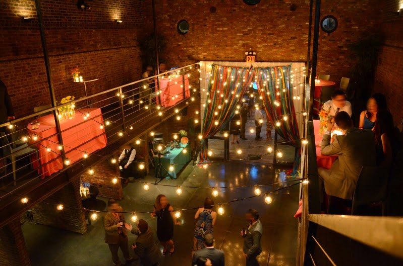 Universal Light and Sound - Recent Events: The Foundry - String Lights w/ Round Bulbs and Paper ...