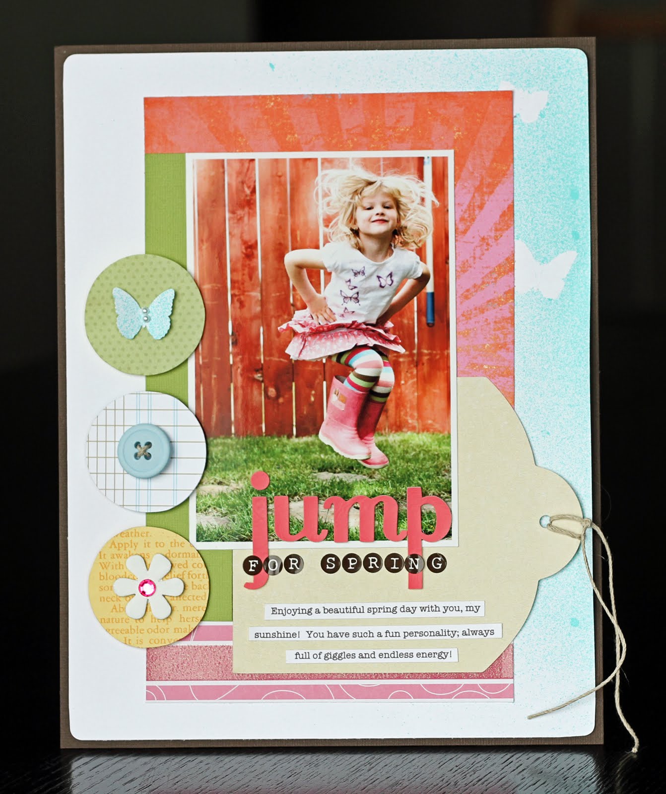 A Happy Scrappy Place Canadian Scrapbook Cover Layout