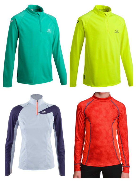 camiseta tecnica manga larga decathlon