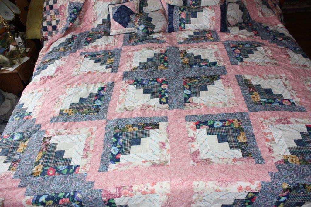 Sarah Lynn S Quilting Ohio Star Log Cabin Quilt