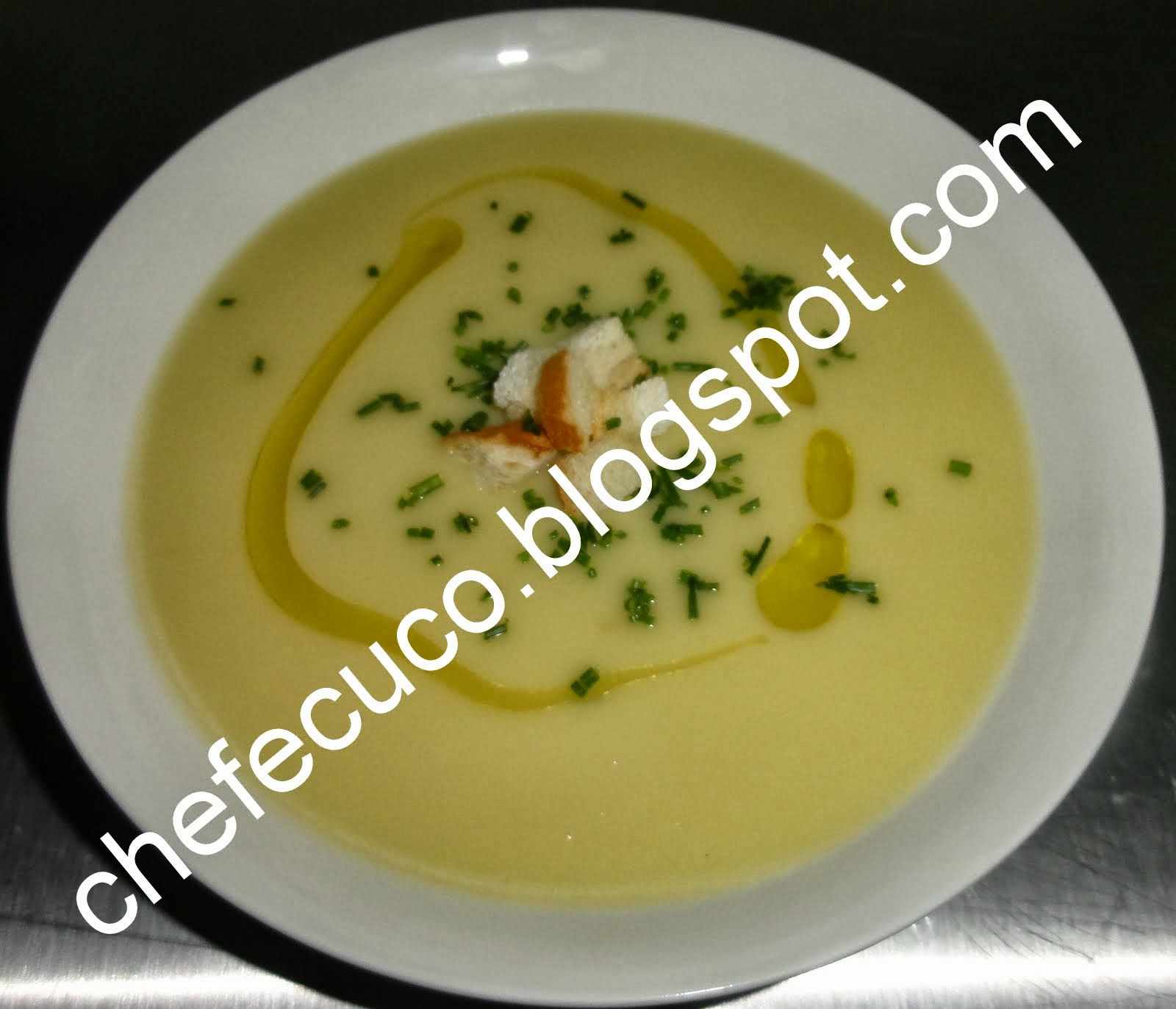 O mundo da culinária Creme "Parmentier"