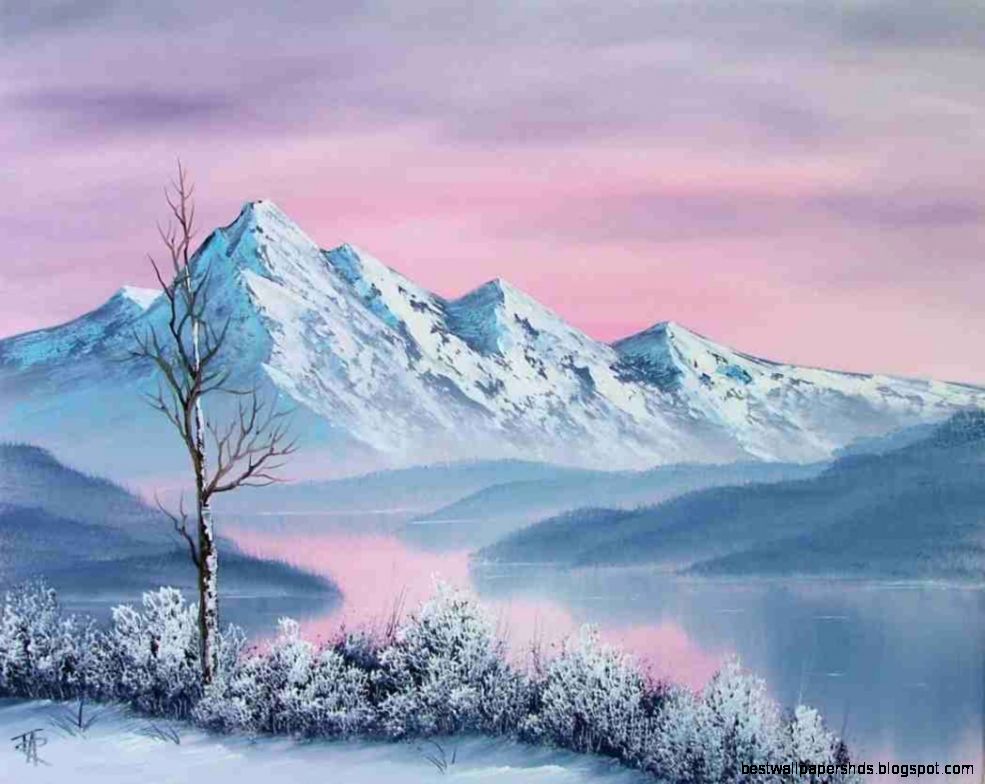 Bob Ross Winter Paintings Bob Ross Winter Paintings
