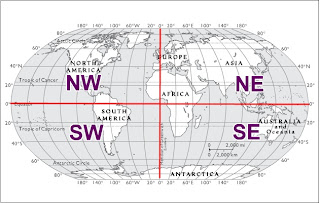 quadrants hemisphere longitude latitude map hemispheres quadrant northern history anjeanette ms class called these