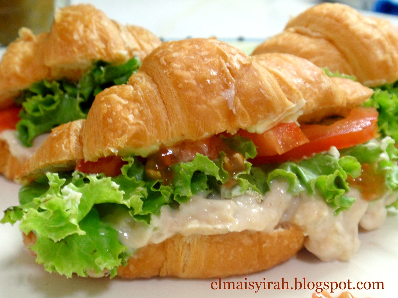 A Simple Life Croissant Tuna Sandwich
