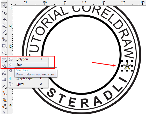 Cara Cepat Membuat Stempel Bulat Dengan CorelDRAW 12