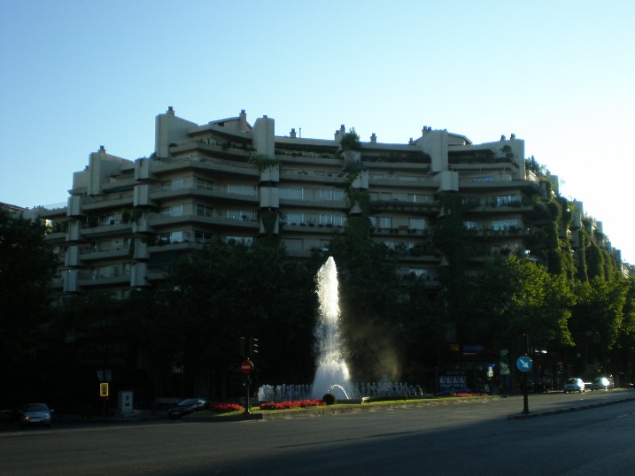 Paisaje urbano, Madrid. Glorieta de Ruiz Jiménez