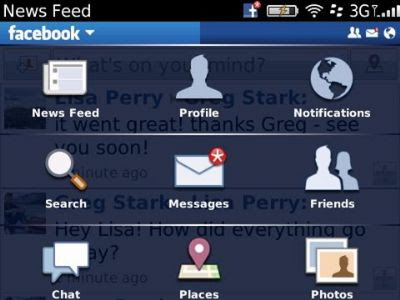 BlackBerry - Aplicación Facebook para.