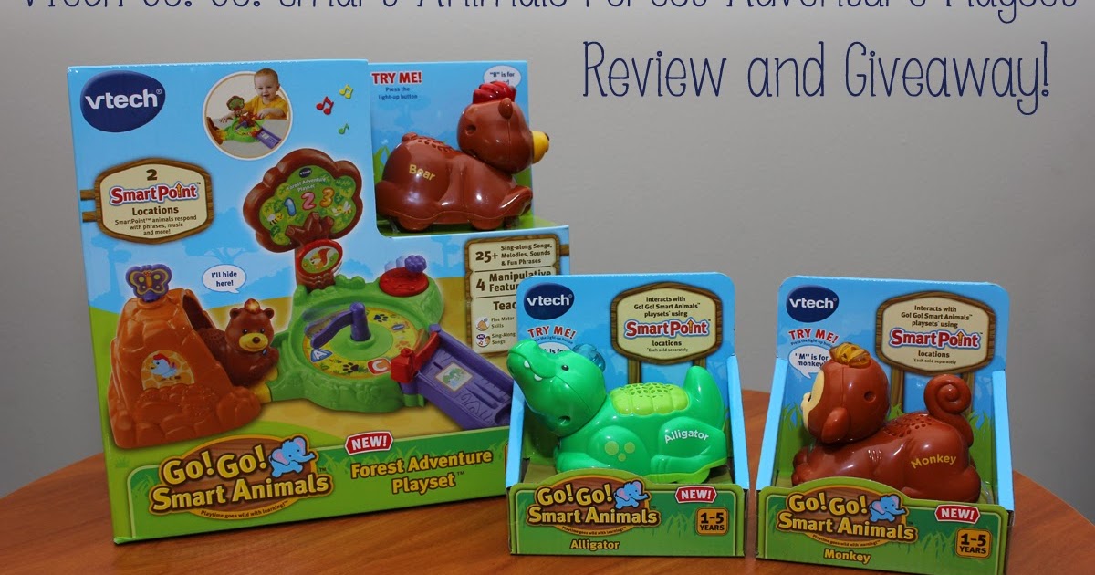 All Four Love VTech Go! Go! Smart Animals Forest Adventure Playset