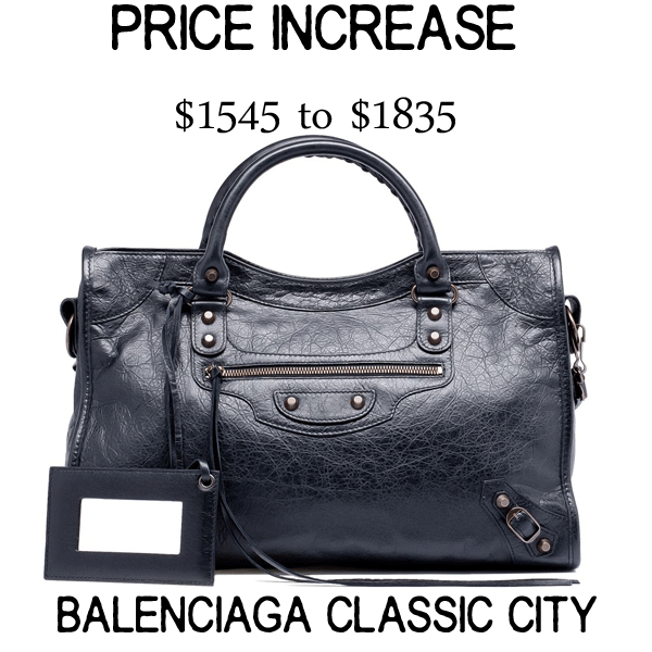 balenciaga city bag price