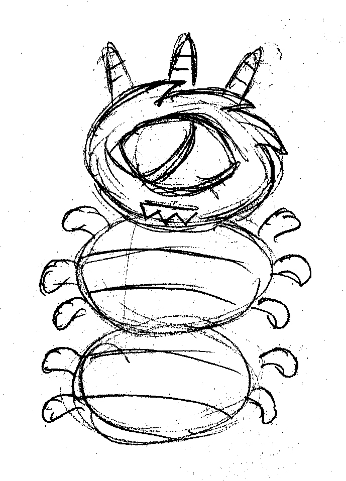 Bird Meets Worm Creepy Crawlies 5 Sketches