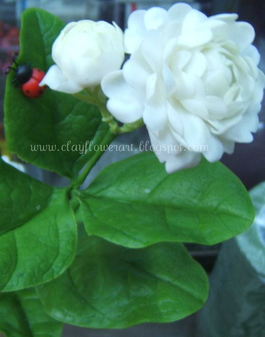 Jasmine Large size Clay Flower Art