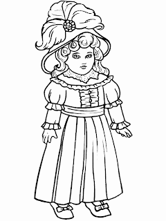 girl coloring pages, kids coloring pages