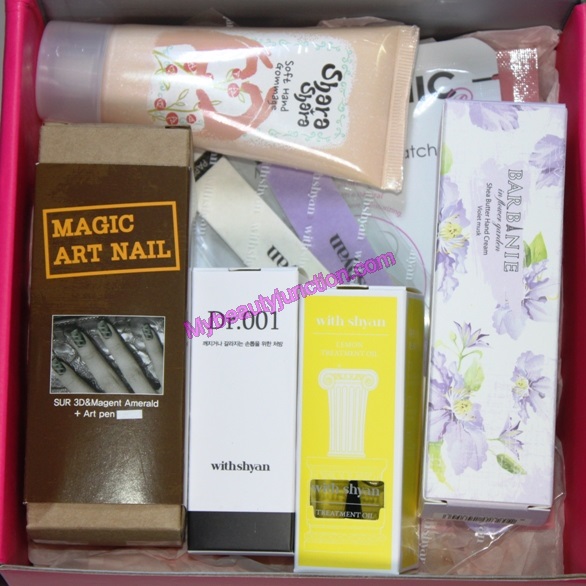 Hand and Nail Care Memebox review, unboxing Cosmetopia Digest Beauty
