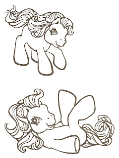 dibujos para colorear, mi pequeño pony para colorear