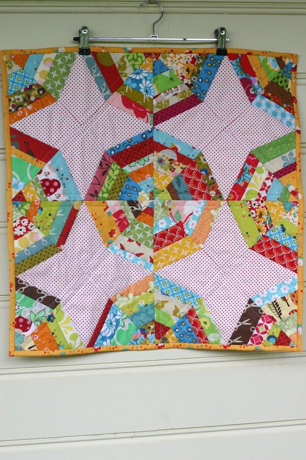 Kate Henderson Quilts Spiderweb Mini Quilt