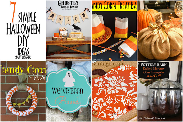 7 Simple Halloween DIY Ideas | #diy #halloween #crafts | Simply Designing