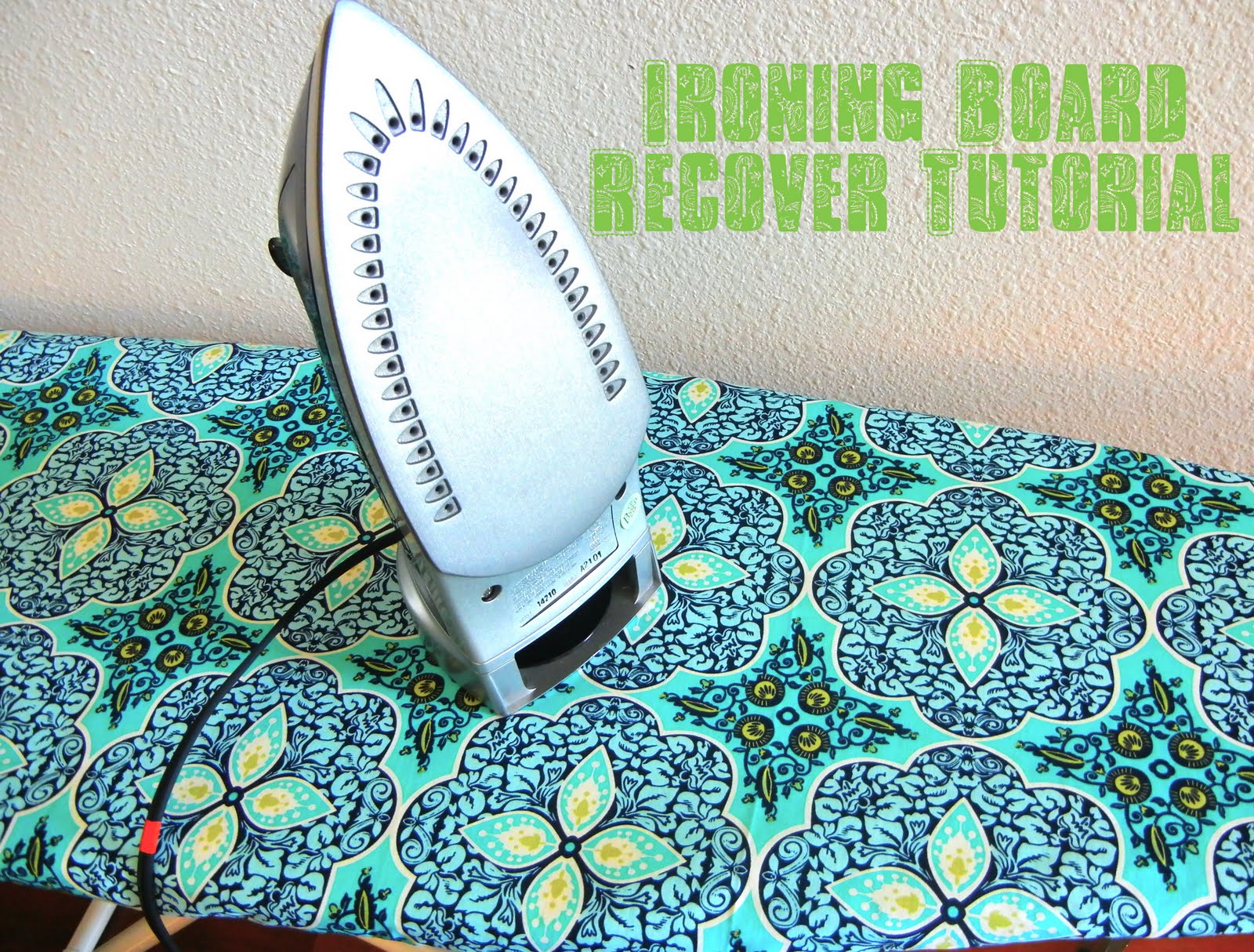 Ironing Board Cover Tutorial Sweet Verbena