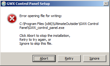 gwx control panel gwx control panel