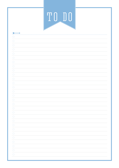 printable todo lists