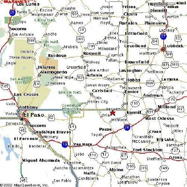 The Road Alpine, TX to Roswell, NM