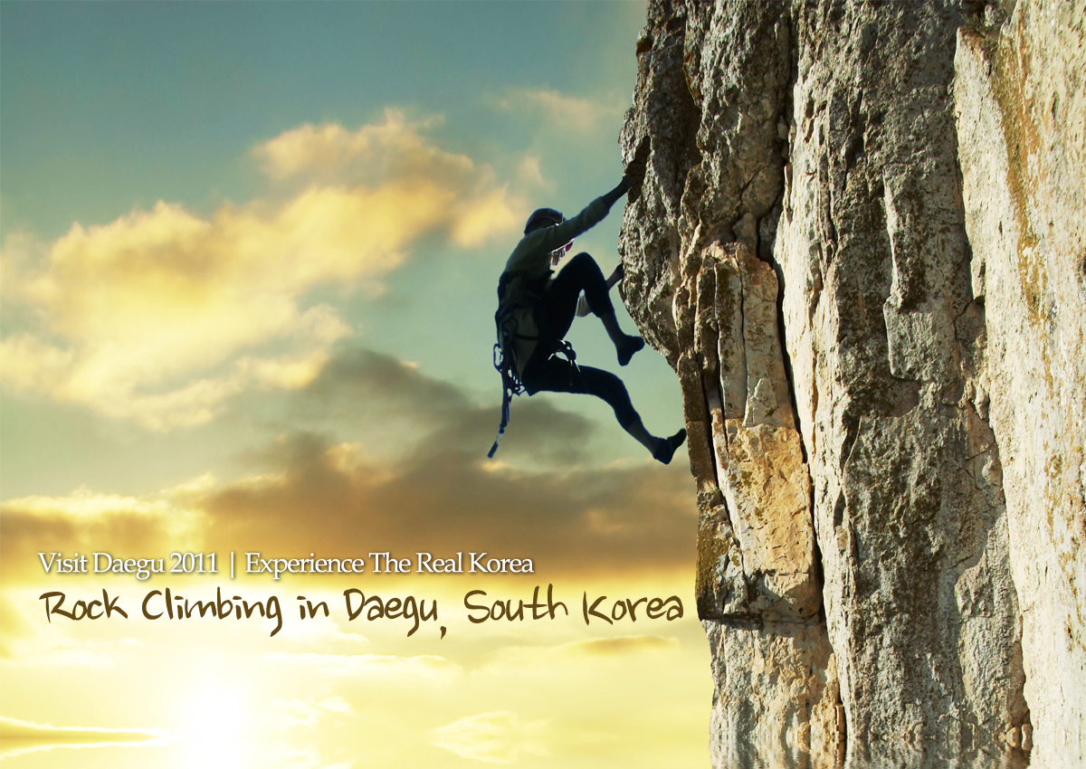 Fun & Free Daegu Travel Rock Climbing in Daegu, South Korea