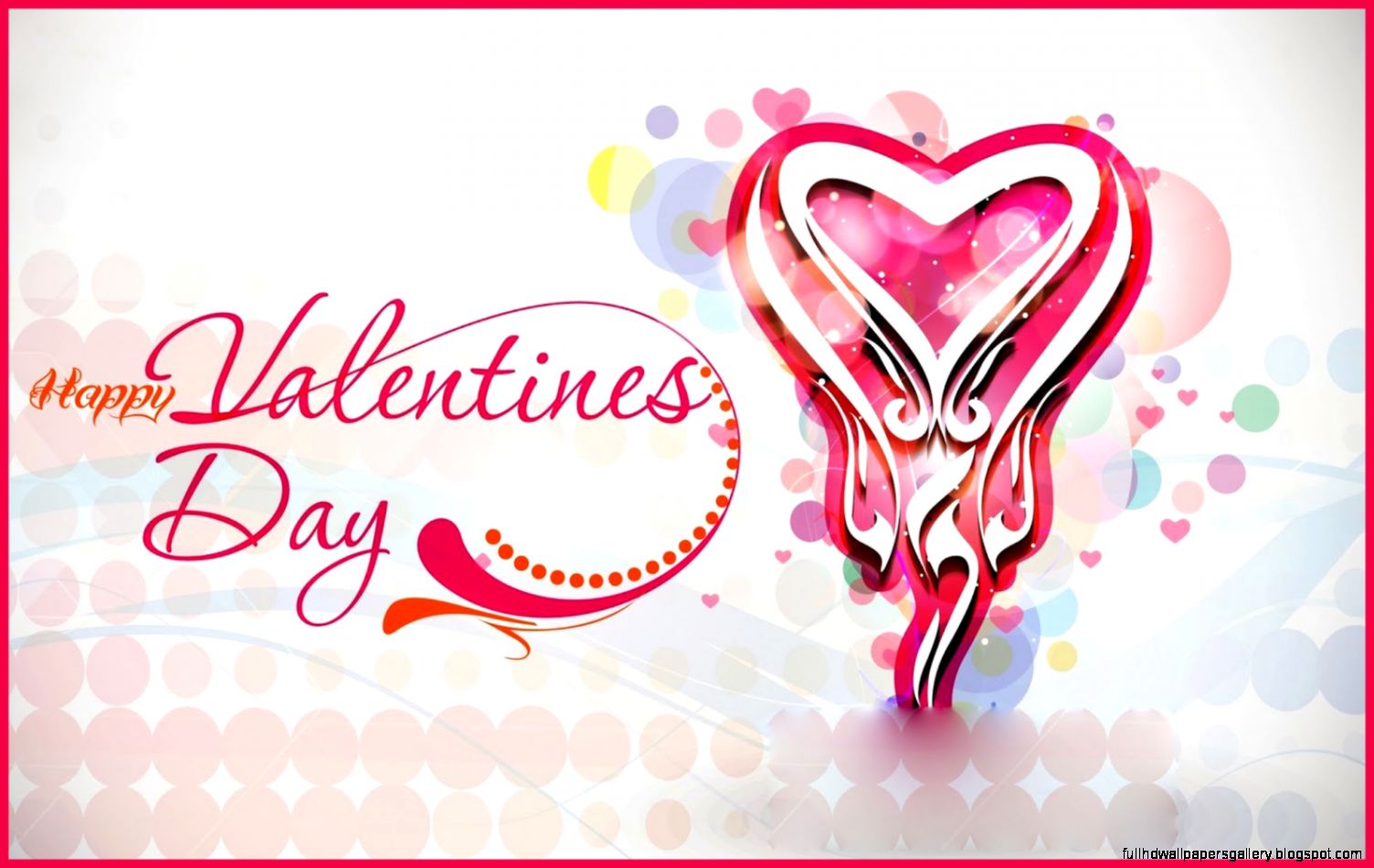 Happy Valentines Day Valentines Wishes Beautiful Pink Heart 3D Happy Valentines Day Valentines Wishes Beautiful Pink Heart 3D