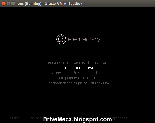 DriveMeca instalando elementaryOS Freya paso a paso