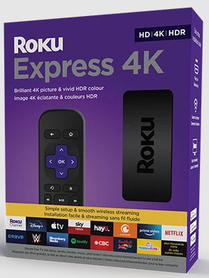 Shop Amazon.ca - Roku Express 4K CA$49.99 or LESS!