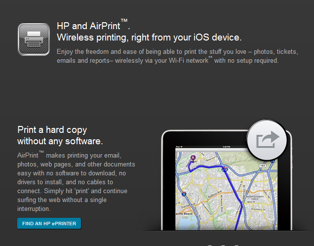 how do i print from my ipad