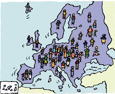 Esperanza's blog: La población de Europa