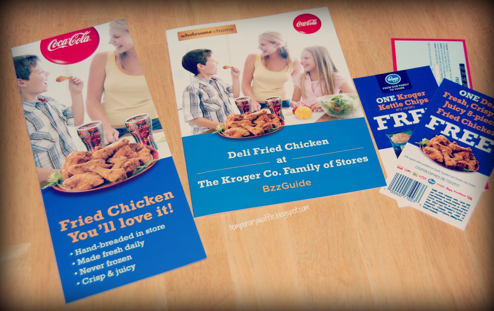 Temporary Waffle Kroger's Deli Fried Chicken BzzAgent Campaign Review