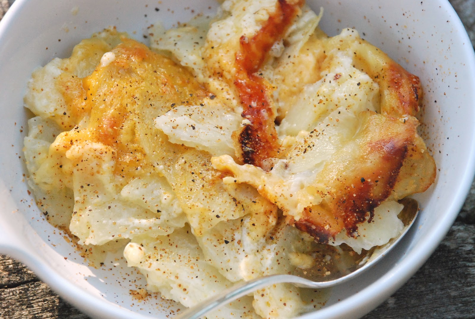 CupCakes and CrabLegs Ruth Chris Steakhouse Potatoes Au Gratin