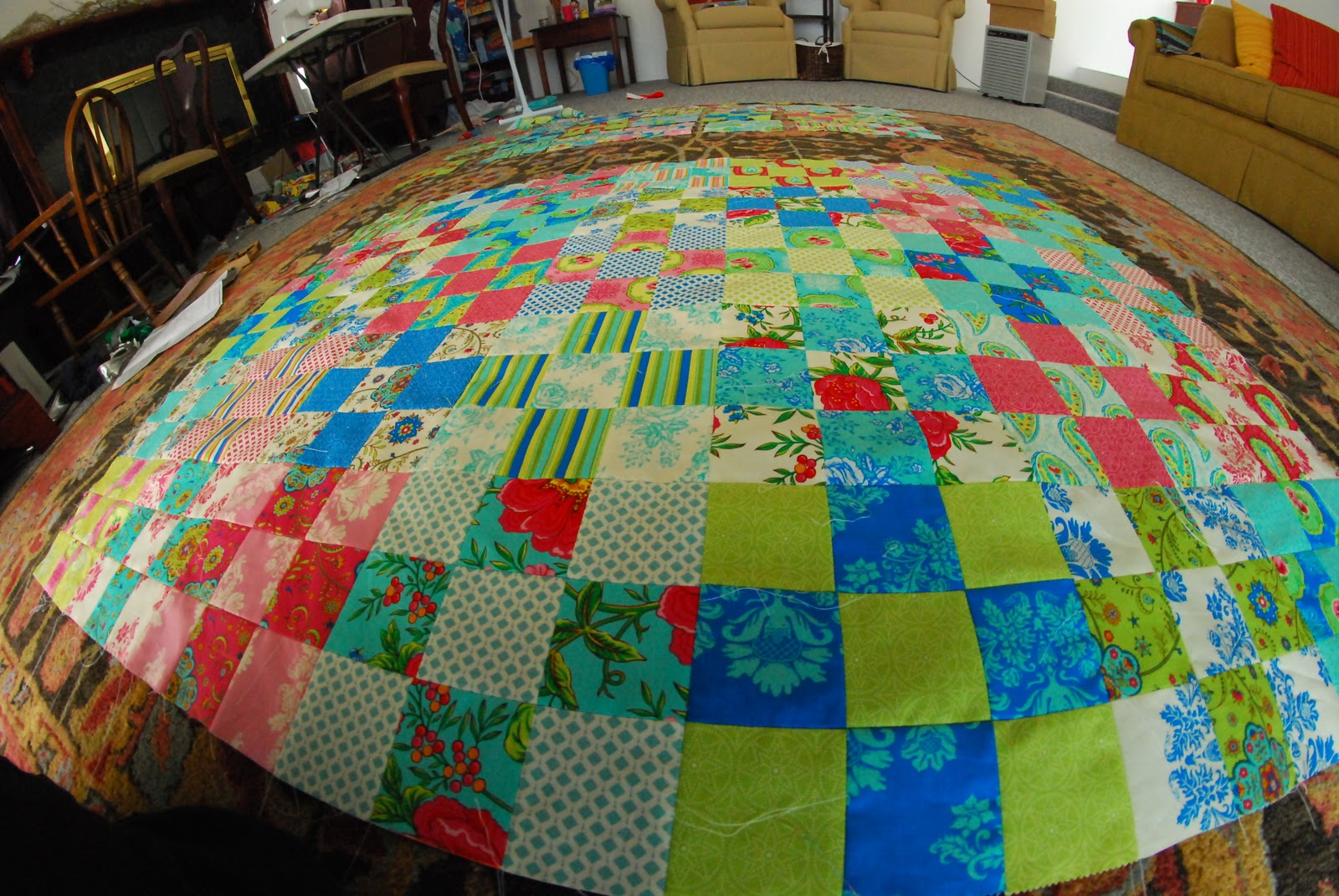 Margaret's Hope Chest How To Assemble a Quilt Top and Clean Your House