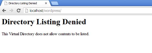 Iis Website Directory Listing Denied
