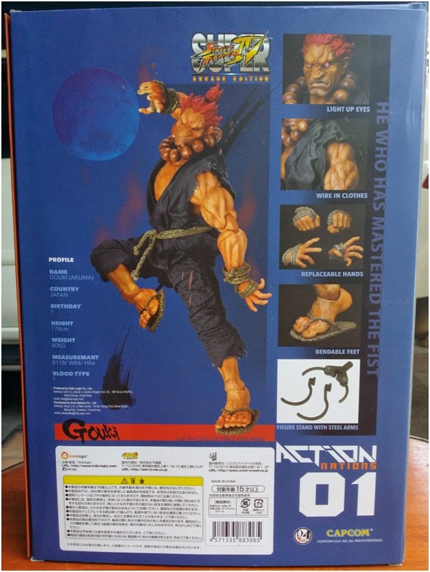 Akuma Street Fighter Gouki Action Figure 1:6 - Kids Logic