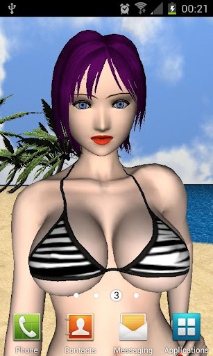 Bikini Party 3D Live Wallpaper – fondo de pantalla sexy
