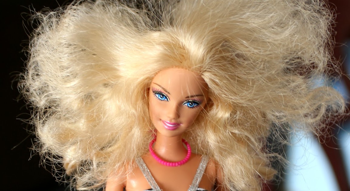 barbie with messed up hair