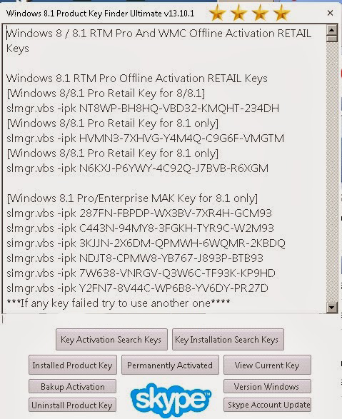 Windows 8.1 Serial Bulucu Güncel Keyfinder v13.10.1 Full İndir