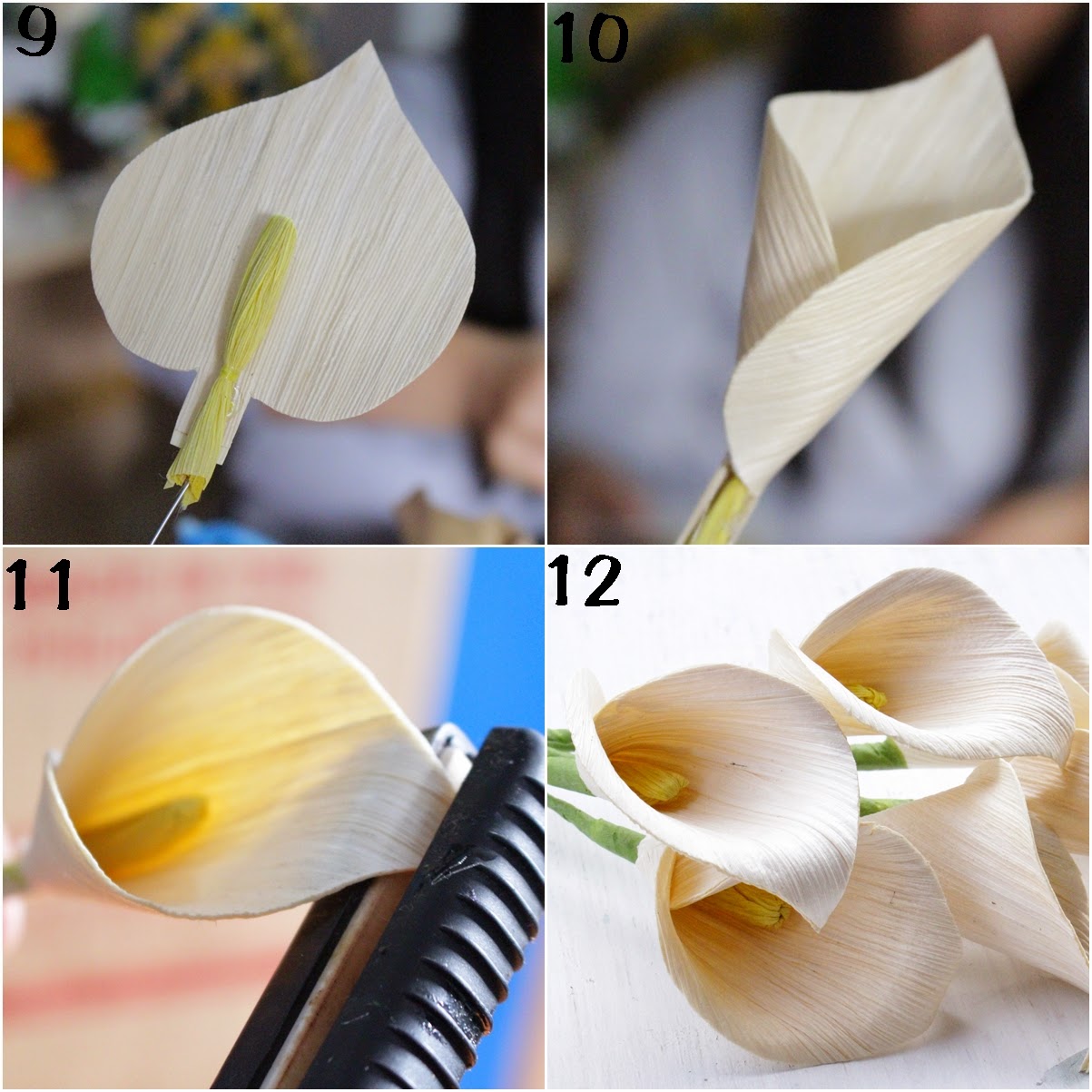 DIY How To Make Calla Lily Flowers Using Dried Corn Husks Reduce. Reuse. Recycle. Replenish