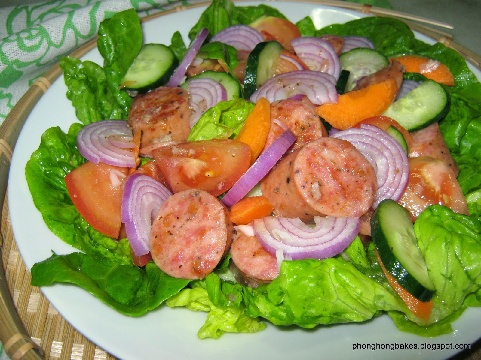Sausage Salad Fresh Food Recipes