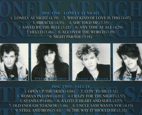 ORPHAN - Lonely At Night & Salute (1983-1985) 2003 remaster back