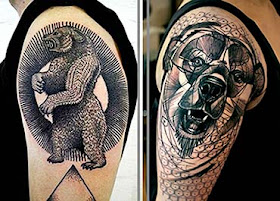 Melhores tatuagens de urso no braço