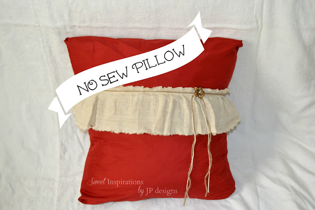 No Sew Pillow     