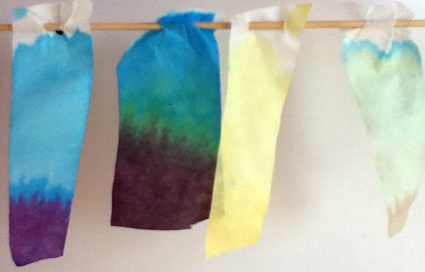 Restless Minds Food coloring chromatography