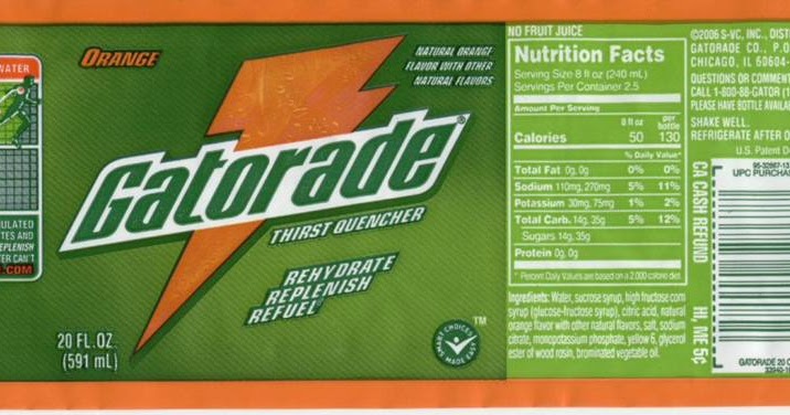 Cardio Trek - Toronto Personal Trainer: Gatorade Vs Powerade: Which is