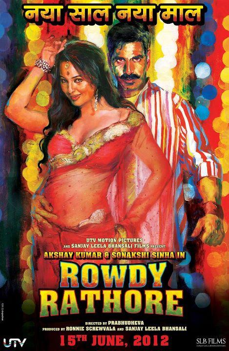 Sonakshi Sinha Rowdy Rathore Poster1 - Sonakshi Sinha Hot Rowdy Rathore Movie Poster