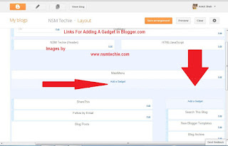 Add A Gadget Links