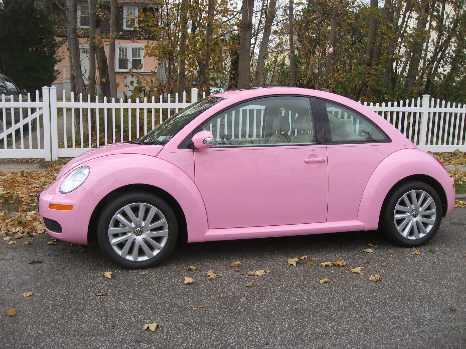 Pink Volkswagen Beetle